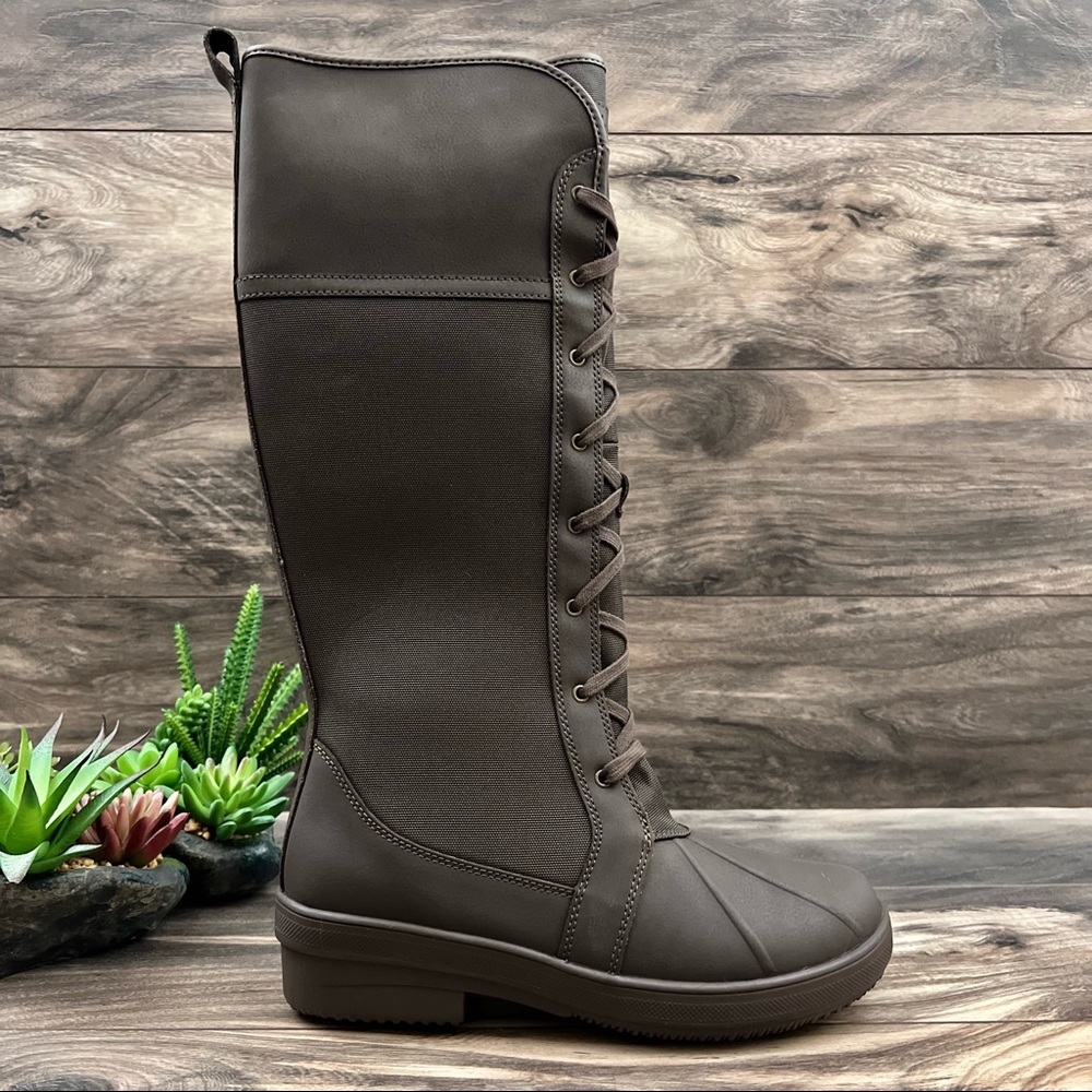 NIB Clarks Carima Pluma Waterproof Snow Winter Knee High Boot - Picture 4 of 14